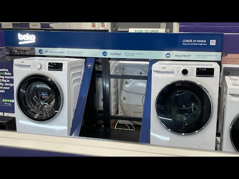 New Beko display in Currys! 12kg bPRO500 B5W1241AW and 8kg b300 B3W5841IW overview