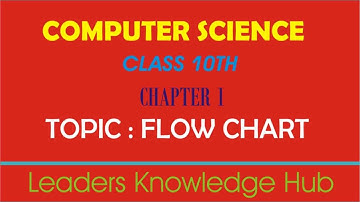 what is a flowchart? computer science class 10th, chapter 1