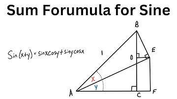 Deriving the Sum Formula for Sine