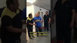 Reconocimiento a Cartero por sus 50 años de trabajo en la sucursal de Trelew - Chubut