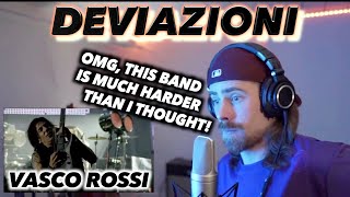 Video thumbnail of "Vasco Rossi - Deviazioni (live) FIRST REACTION! (THIS BAND IS MUCH HARDER THAN I THOUGHT!!!)"