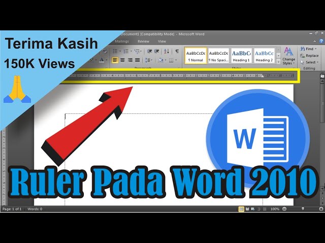 Cara Menampilkan Ruler Atau Mistar Pada Dokumen Word 2010 Simple News Video Youtube Cara Menampilkan Ruler Atau Mistar Pada Dokumen Word 2010 Simple News Video Youtube