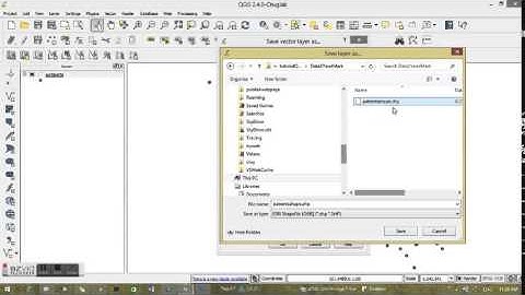 Reading coordinates from csv file into QGIS (HD)