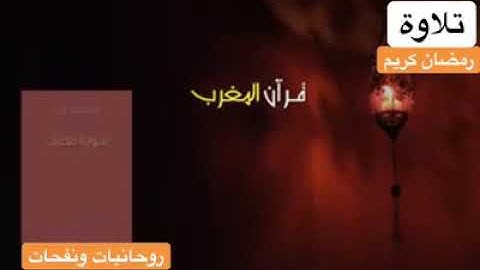 🌛رمضان كريم🌜 - قرآن المغرب - الشيخ محمود عبد الحكم - وما تيسر من سورة فصلت 🌙🌙🌙🕋