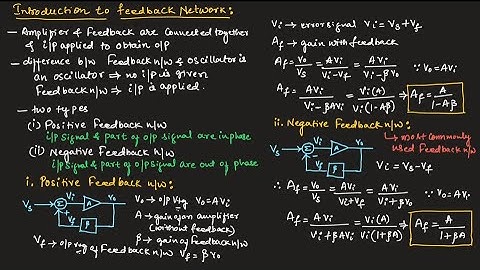 AEC#28 Introduction to feedback networks, feedback amplifiers and gain de-sensitivity || EC Academy