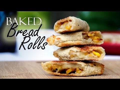 bread-rolls-recipe-|-baked-bread-rolls-recipe-|-healthy-vegetarian-breakfast-snacks-recipes-for-kids