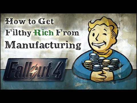 How to Get Rich from Manufacturing 💰 Fallout 4 No Mods Shop Class