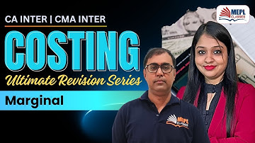 Mission Costing🎯[ Marginal ] For CA/CMA Inter| MEPL Classes