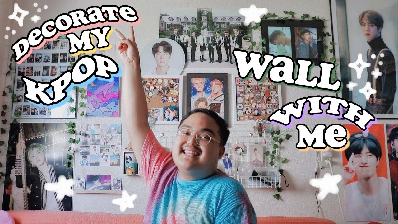 Decorate my KPOP wall with me ☆ BTS, ATEEZ, etc. YouTube