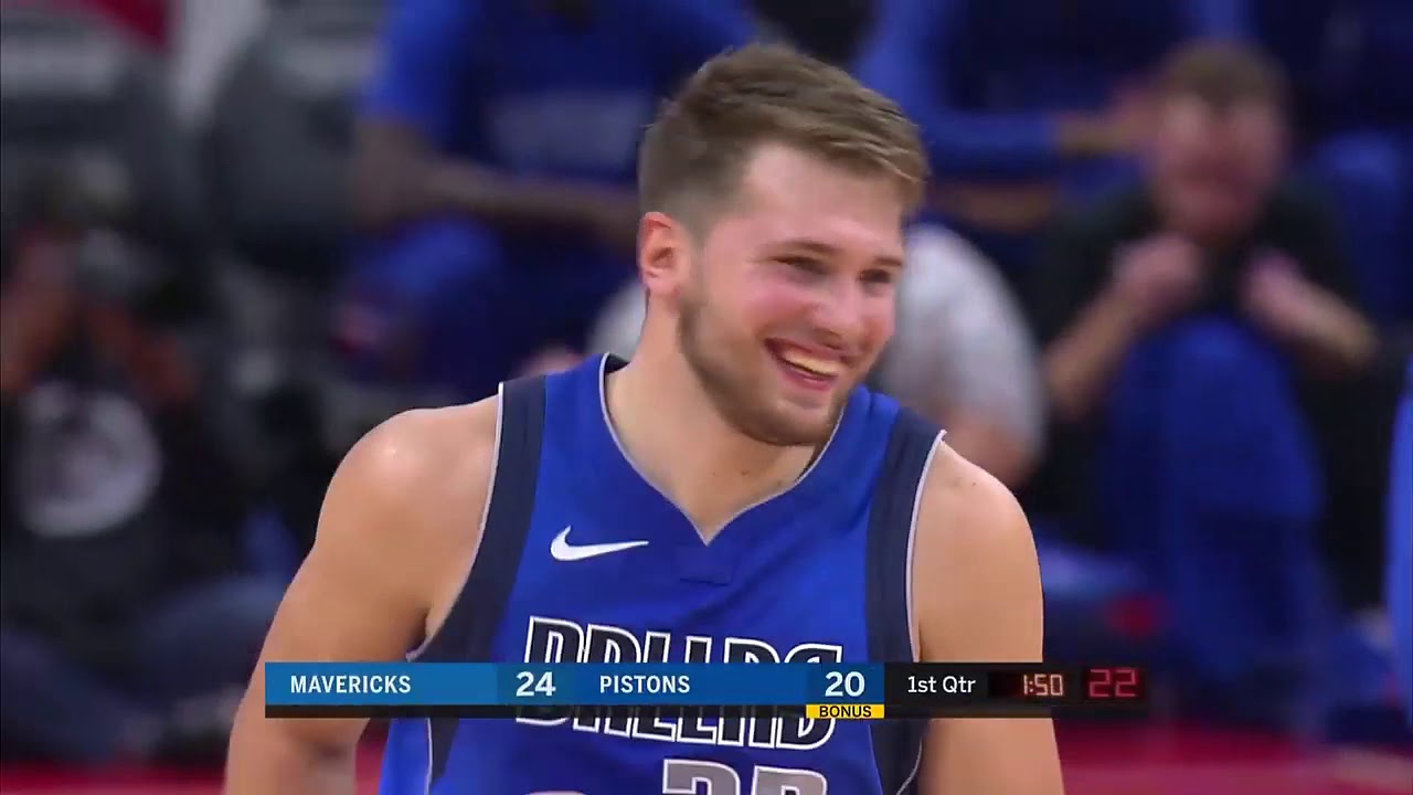 Kristaps Porzingis Mavericks & Luka Mavericks Debut vs Pistons 2019 NBA