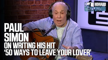 Paul Simon on Writing “50 Ways to Leave Your Lover”