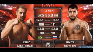 MMA Fight - Fabio Maldonado Brazil vs Nikita Krylov Russia