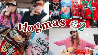 flea market fail, hmart haul, \& trashy netflix christmas movie night! VLOGMAS #2