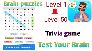 Brain puzzles: Brain Test Trivia Game Levels 1_50 Gameplay Walkthrough screenshot 2