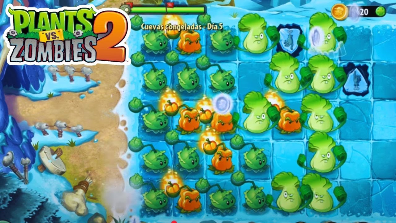 ️🌱 Plantas vs Zombies 2 ¡Aventuras en las Cuevas Congeladas 5 y 6! 🧟‍♂️ ...