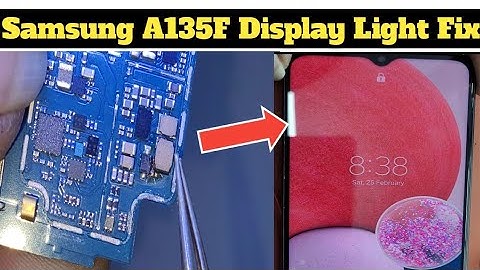 Samsung A135F (A13) Display light problem || Solution #mobilersikhe