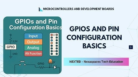 GPIO Basics Explained: Input, Output, and Pin Configuration | Embedded Systems for Beginners