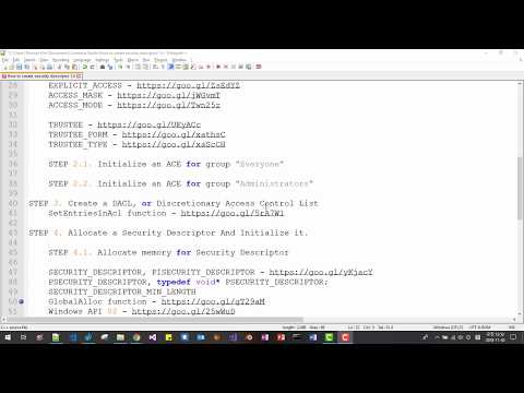 Windows API 09 - How to Create A Security Descriptor
