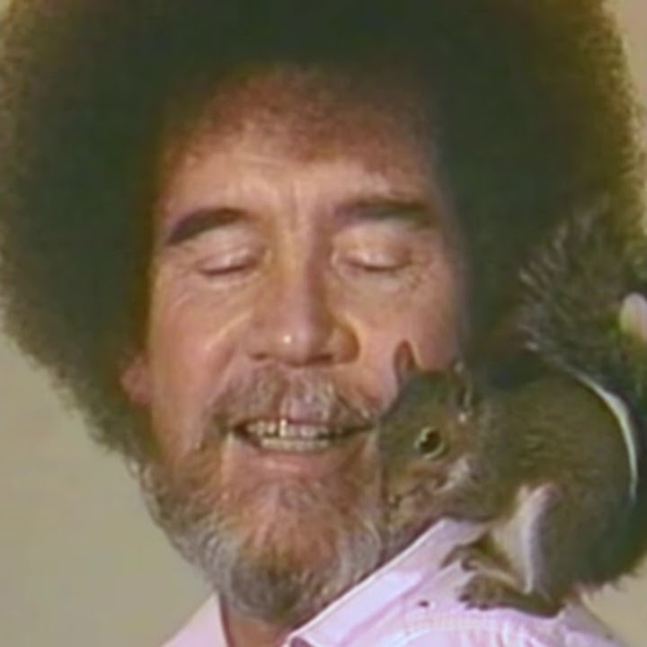 Bob Ross Feeds Peapod The Squirrel - Youtube