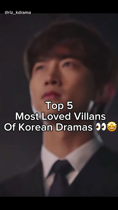 Top Most Loved villains of Kdramas 🤩 #shorts #top #kdrama #villain