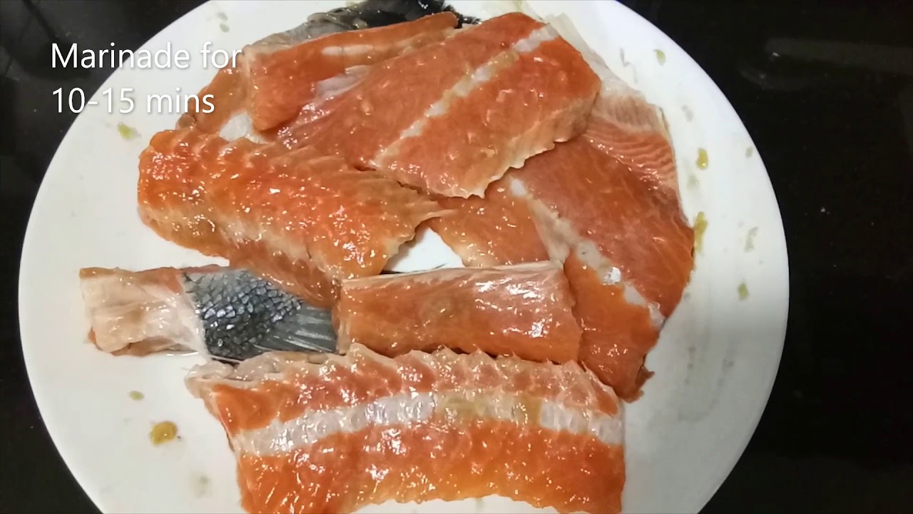 Pan-fried Salmon Bone (Quick & Easy Recipe) - YouTube