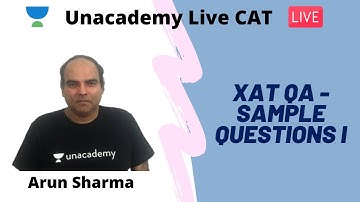 XAT QA - Sample Questions I by Arun Sharma