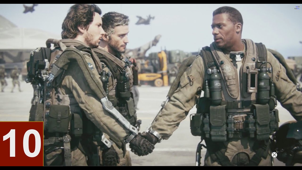 Mitchell(Troy Baker) and Gideon(Gideon Emery) Call of Duty: Advanced  Warfare