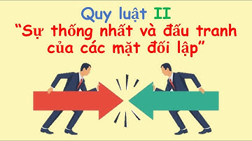 Quy luật Thống nhất và đấu tranh của các mặt đối lập - Triết học Mác Lê Nin (P10)