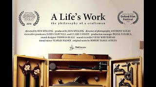 A Life's Work: The Philosophy of a Craftsman