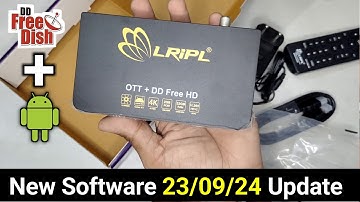 Lripl Android + DD Free Dish Set Top Box New Software Update || Lripl Android Free Dish Set Top Box