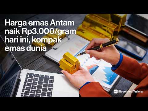 Harga emas Antam naik Rp3.000/gram hari ini, kompak emas dunia