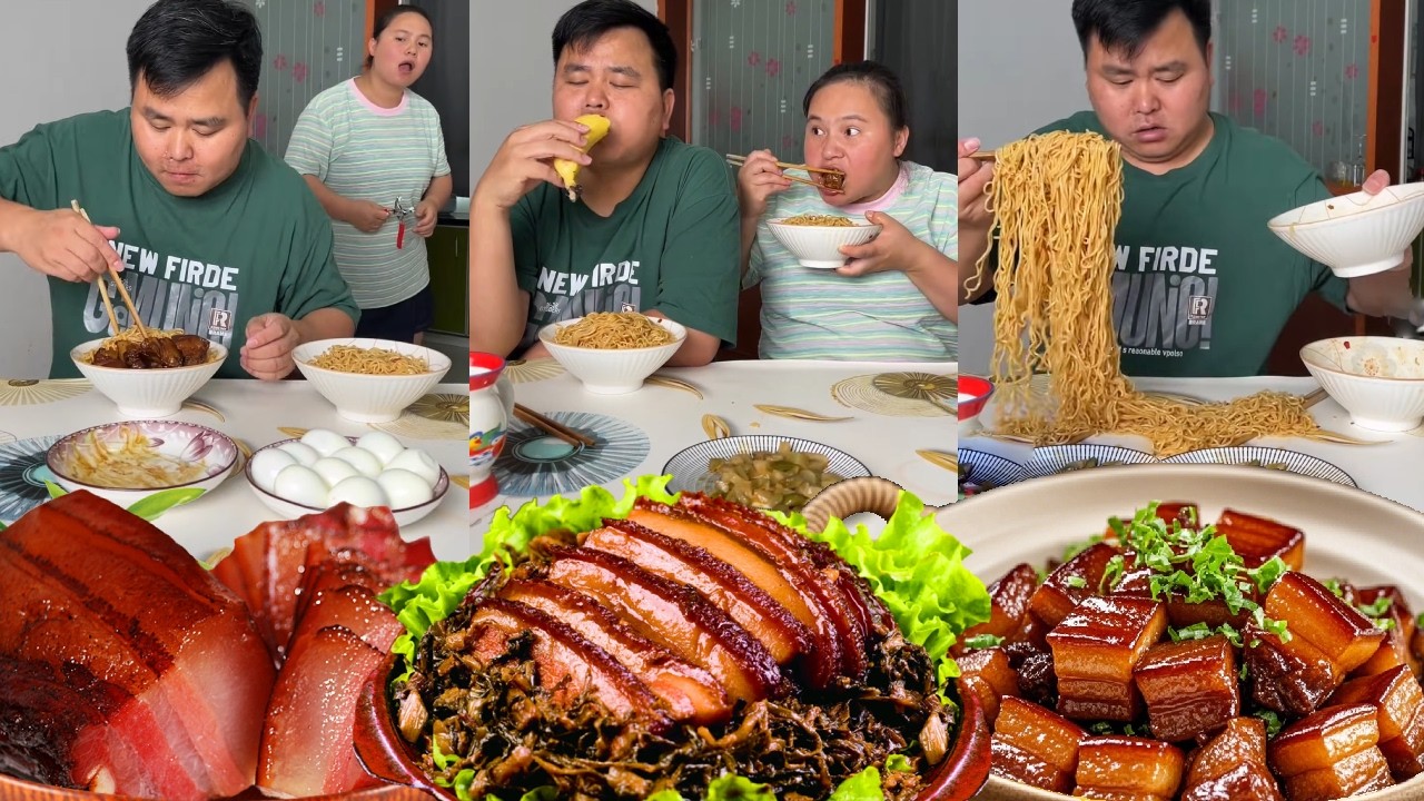 Ông chồng keo kiệt của tôi muốn ăn hết món thịt lợn kho một mình, nhưng cuối cùng tôi lại ăn hết.