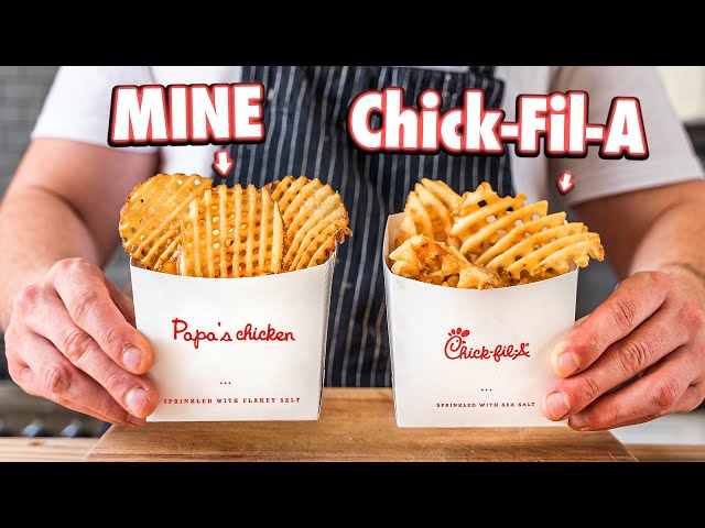 Chick Fil-A Style Waffle Fries made faster at home? (Fried or