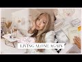 DAY IN THE LIFE | Living Alone Again & Philosophy Book Haul ☯️