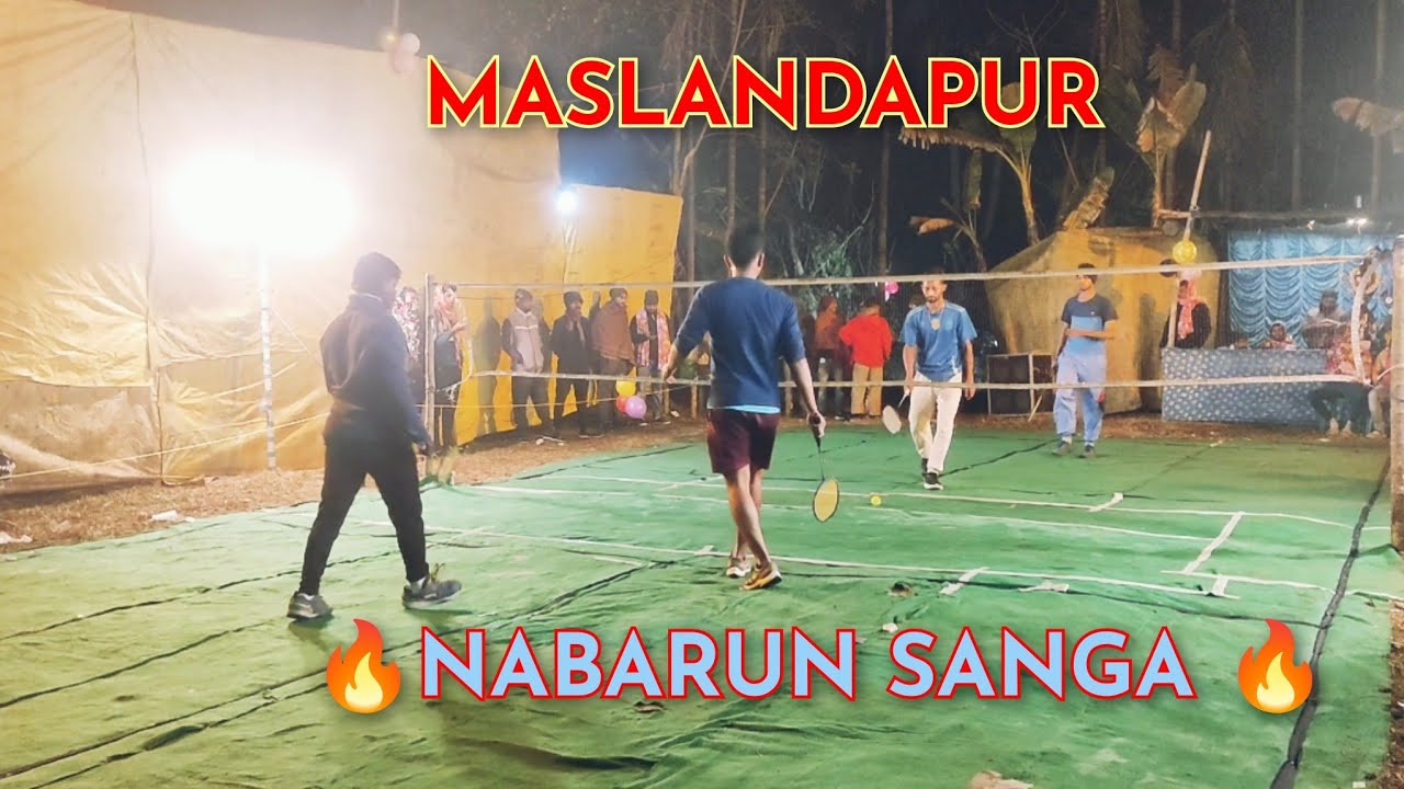 Maslandapur Nabarun Sangha 🔥🔥 BAPAN & RONY VS MITUL & JYOTI 