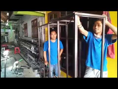  Cara membuat lemari baju alumunium 4 pintu YouTube