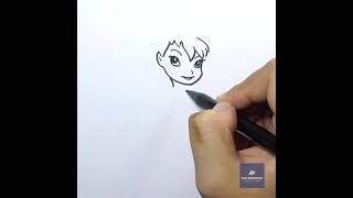 How to Draw Tinkerbell #Shorts