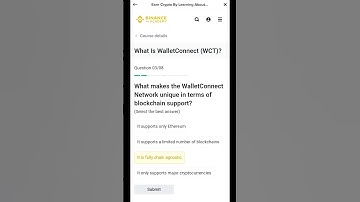 Binance learn & earn quiz answers What Is WalletConnect (WCT)