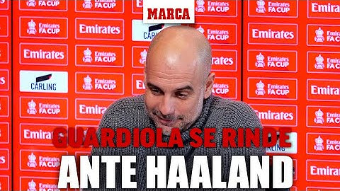 Guardiola está tan rendido a Haaland y dice esto de la (poca) importancia del entrenadorI MARCA