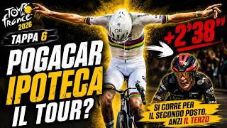 Pogacar ipoteca il Tour, si corre per il secondo posto, anzi il terzo | Tappa 6 Tour de France 2026