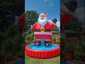 Unbelievable Giant Santa Claus Inflatable Pool 😱 | Crazy Christmas Water Fun
