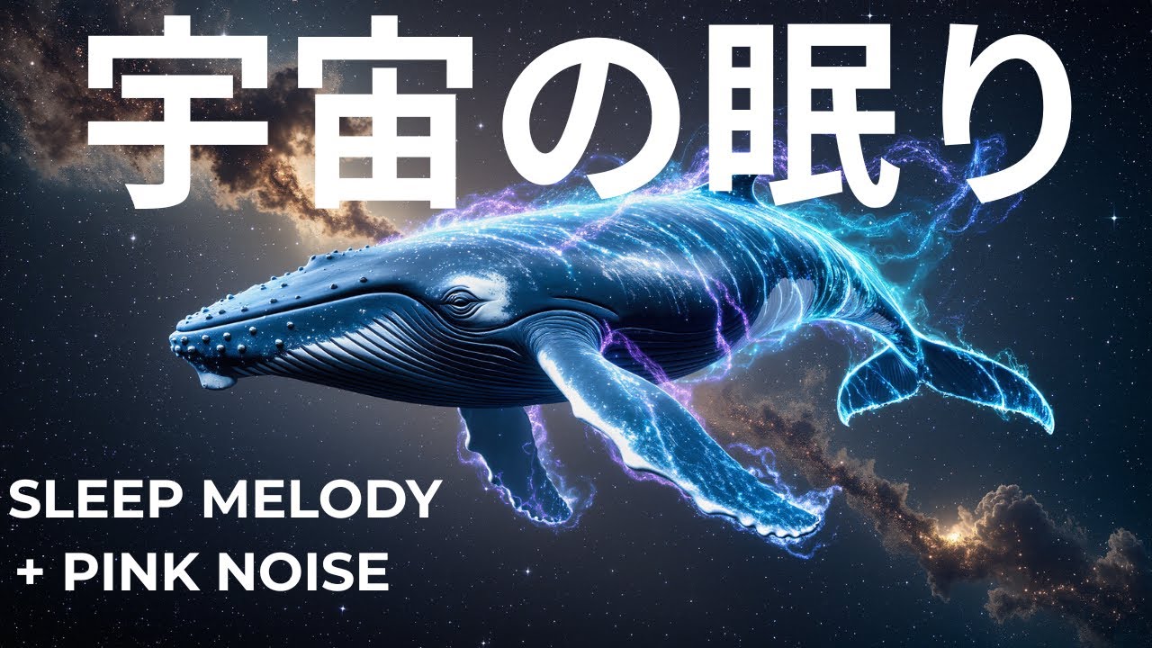 宇宙の眠り：ピンクノイズと睡眠メロディの4時間｜Cosmic Sleep Melody｜深い安らぎ・快眠・ナイトリラックス