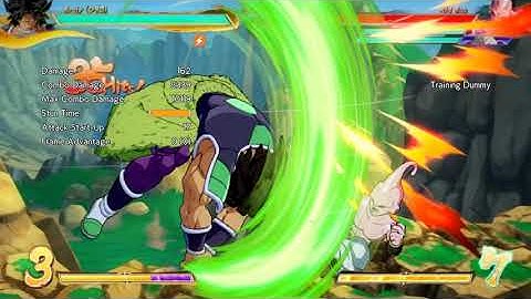 DBFZ: DBS Broly Midscreen Limit Break TOD NO SPARK Combo