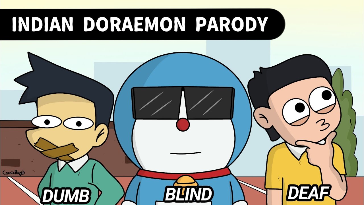 Indian Doraemon Parody Dumb Blind Deaf ComicBagh YouTube Indian doraemon parody dumb blind deaf comicbagh youtube
