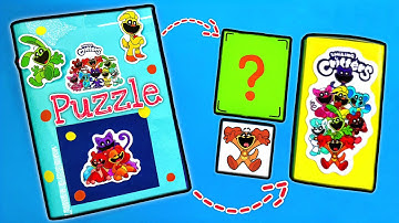 Try to Solve Amazing Paper Craft Puzzles with Smiling Critters by Poppy Playtime what I Made DIY