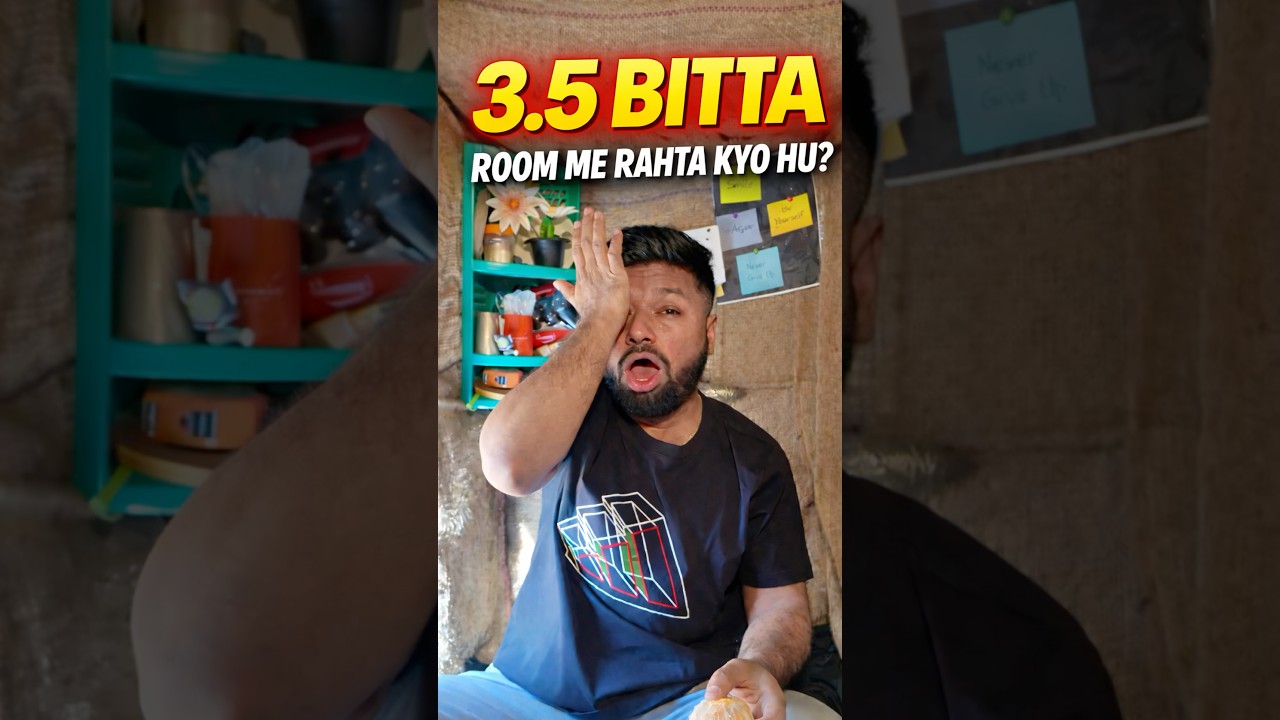 Living in a 3.5 Bitta Room | My Reality 😨 | 