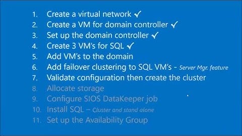 SQL High Availability and Disaster Recovery in Azure - Part 3