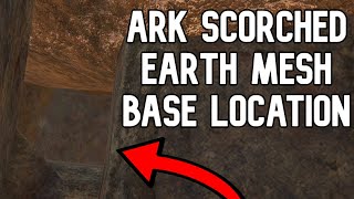 Ark Official How To Mesh Scorched Earth Rat Holes & Base Locations for PvP | ARK: Survival Evolved