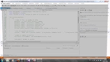 8 | INSERTAR REGISTROS DATASET,  DATATABLE