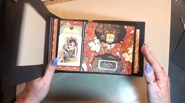 Mini Album Tutorial #10  Grahic 45  Bird Song (  mirabelle style )